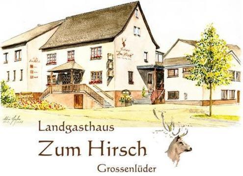 Hotel- Restaurant Zum Hirsch Großenlüder Exteriör bild